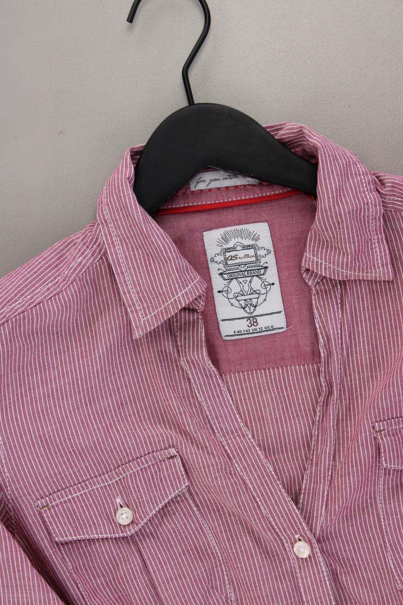 QS by s.Oliver Langarmbluse Gr. 38 gestreift rot