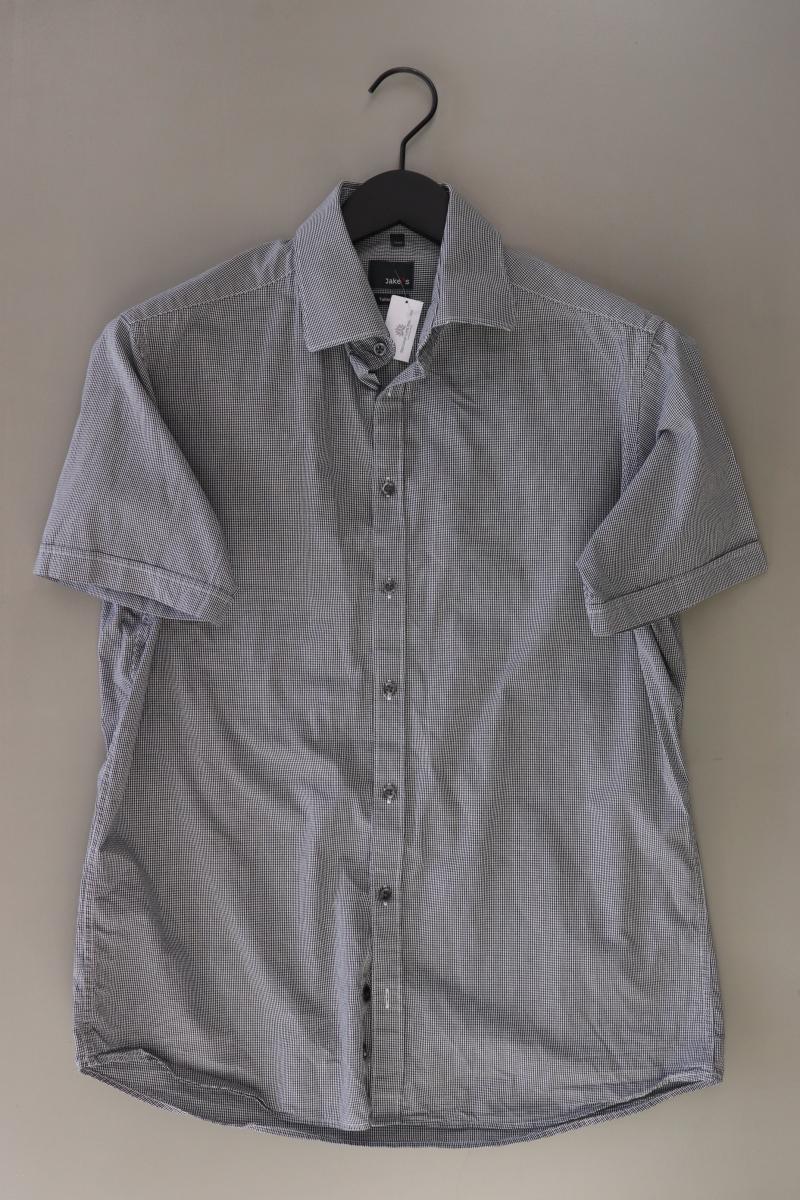 Jake*s Kurzarmhemd für Herren Gr. Hemdgröße 39/40 grau