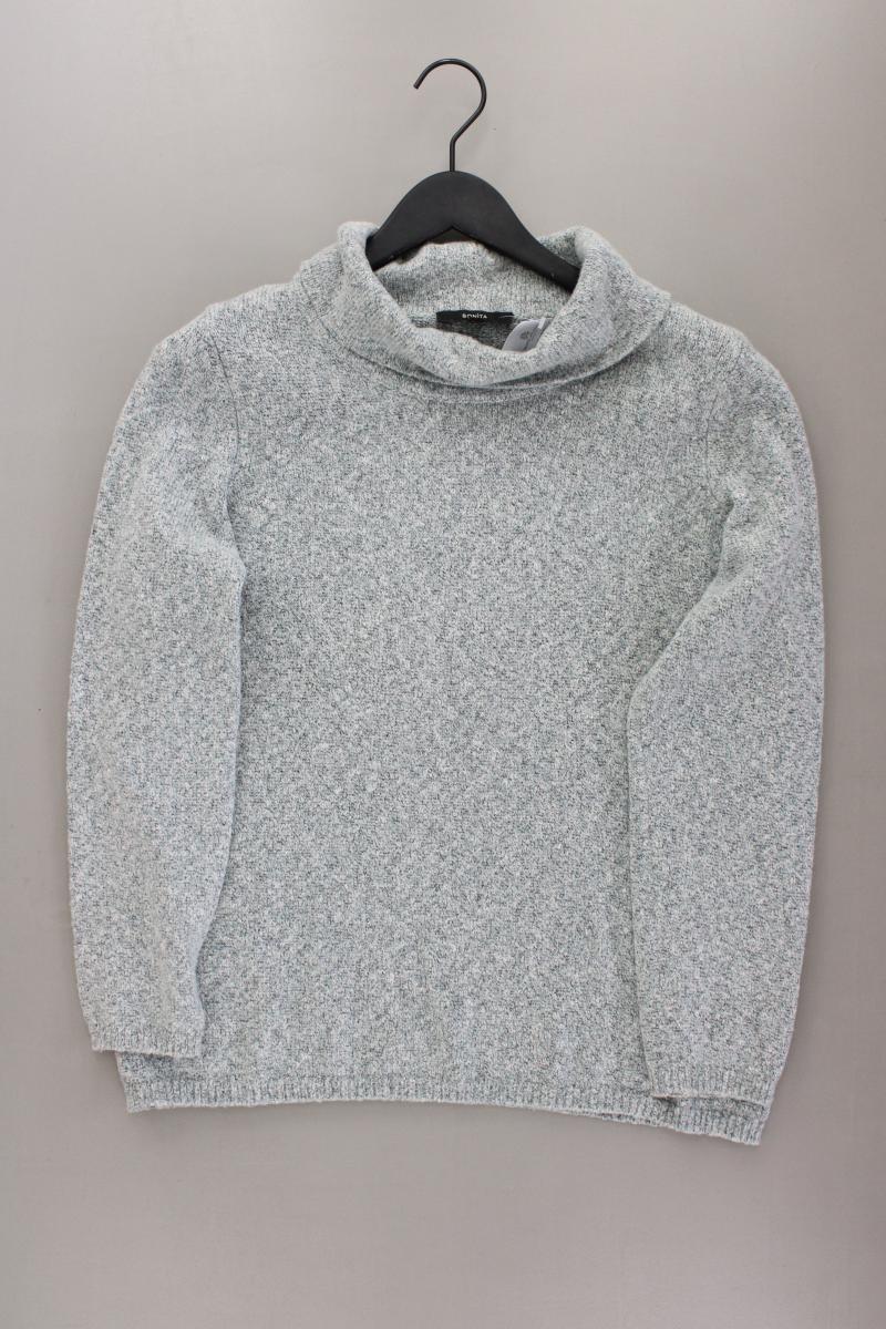 Bonita Grobstrickpullover Gr. M blau aus Baumwolle