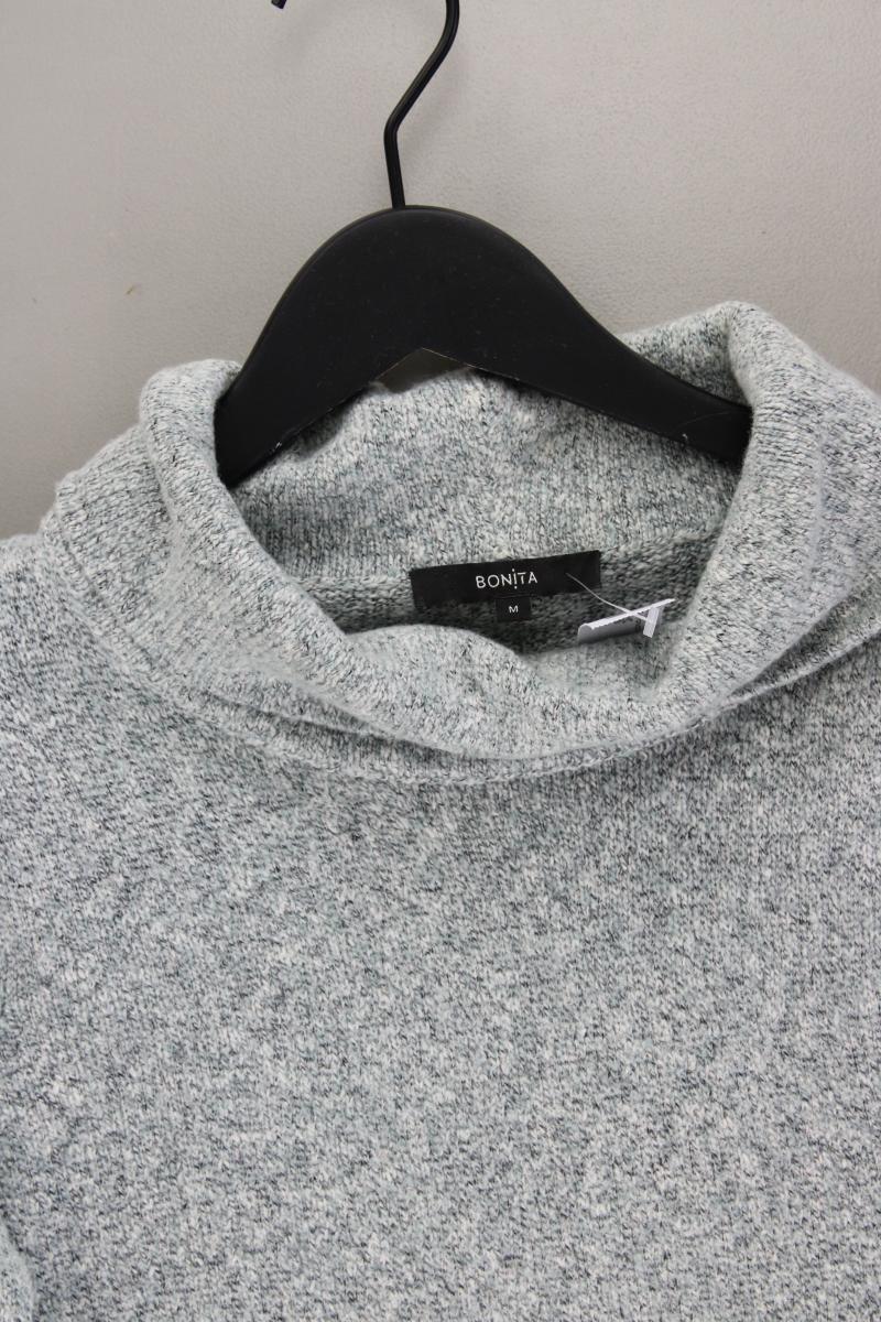 Bonita Grobstrickpullover Gr. M blau aus Baumwolle
