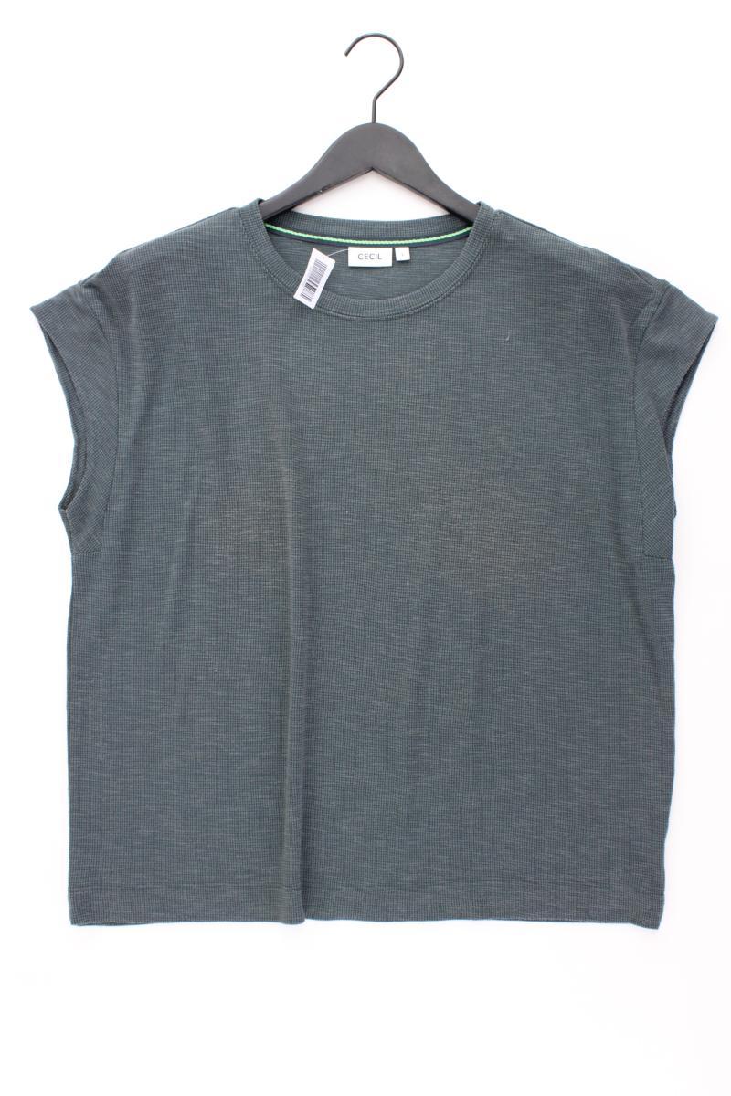 Cecil T-Shirt Gr. L Kurzarm grün