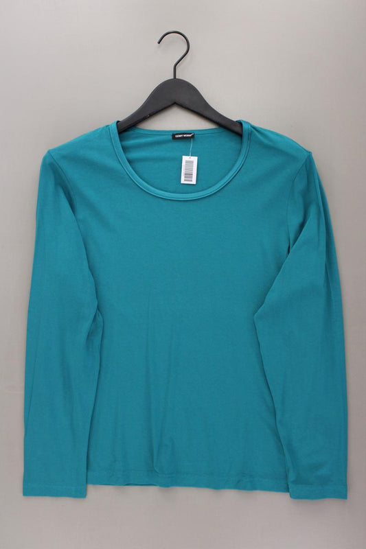 Gerry Weber Longsleeve-Shirt Gr. 44 neuwertig Langarm blau aus Viskose