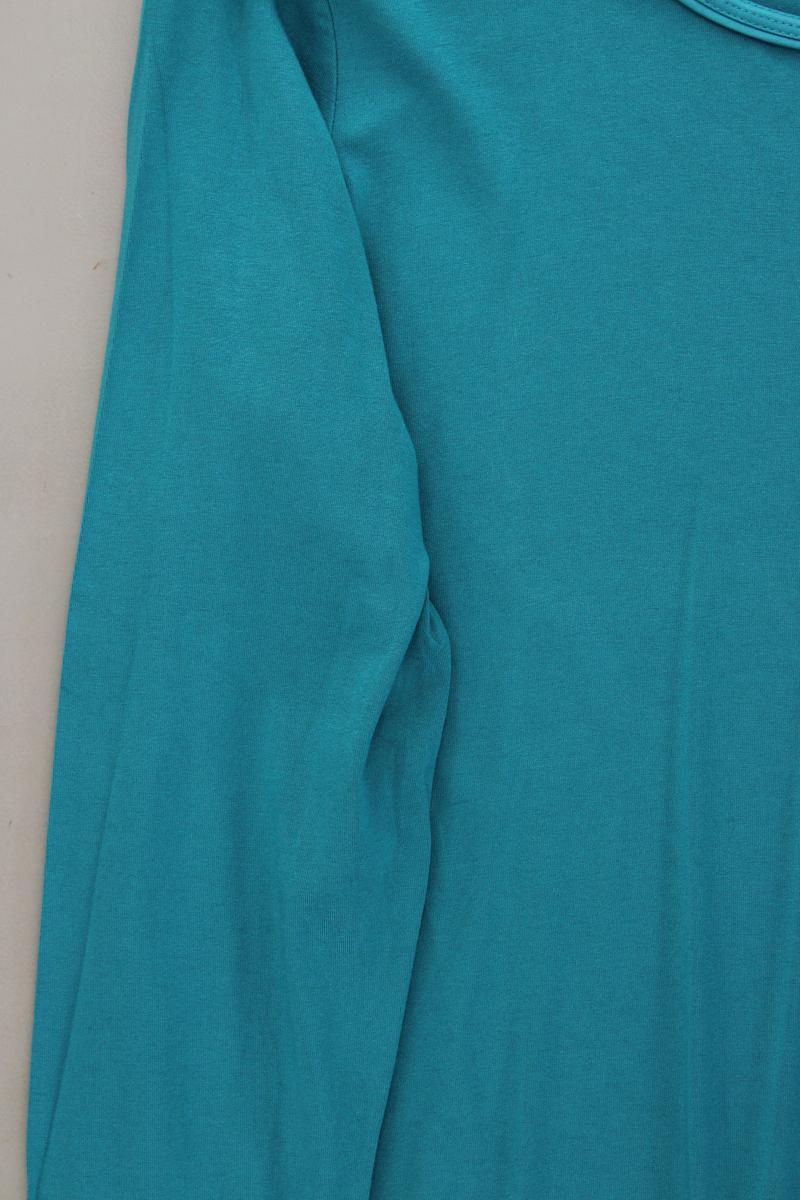 Gerry Weber Longsleeve-Shirt Gr. 44 neuwertig Langarm blau aus Viskose