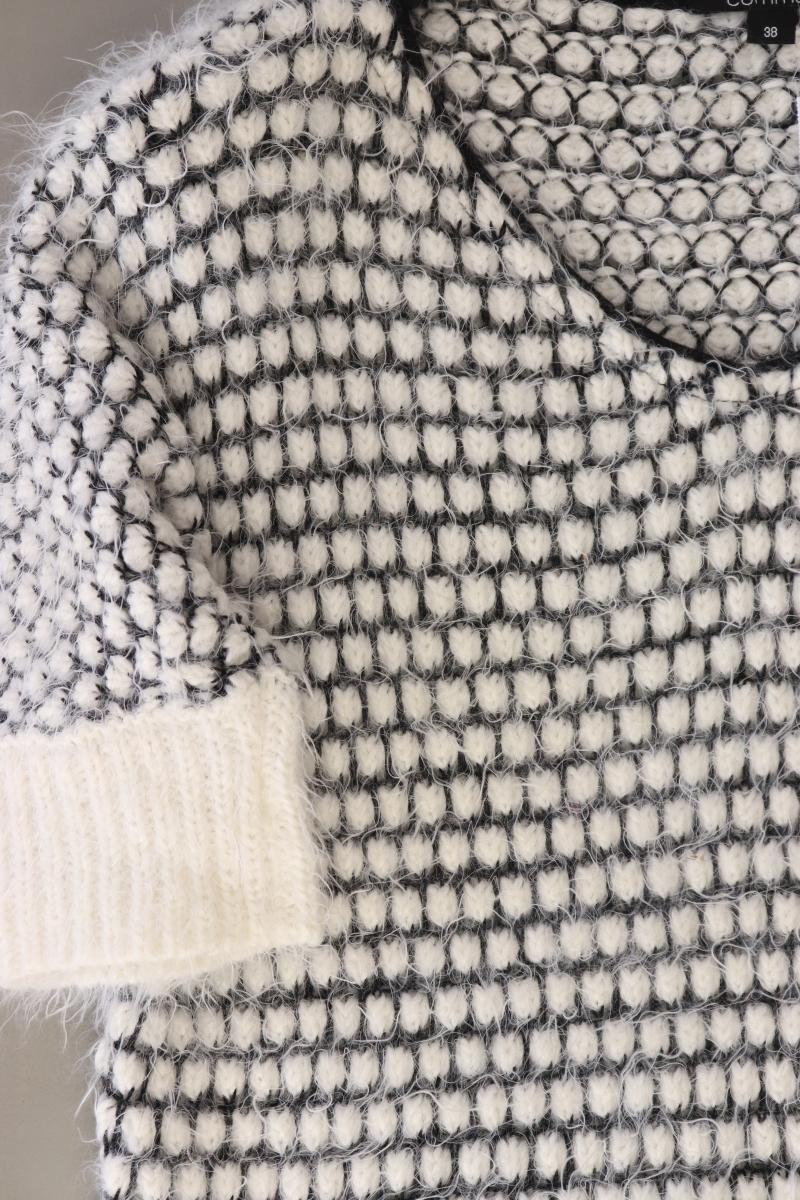 comma, Grobstrickpullover Gr. 38 grau aus Polyamid