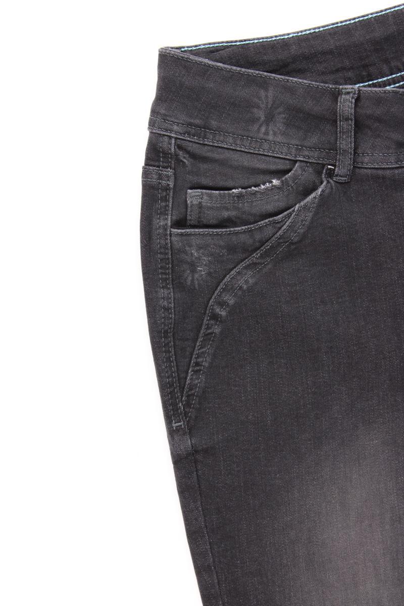 Linea Tesini Straight Jeans Gr. 42 neuwertig grau aus Baumwolle