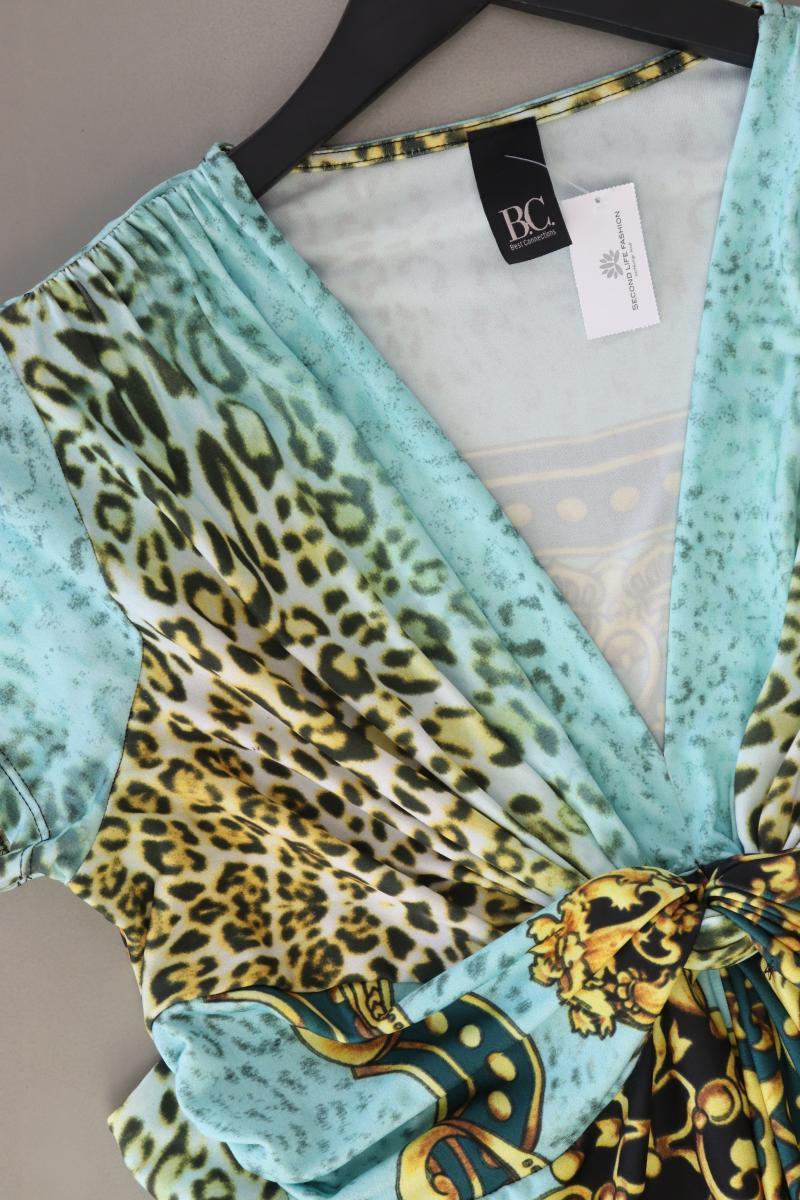 Best Connections Stretchkleid Gr. 40 mit Tierdruck Kurzarm mehrfarbig