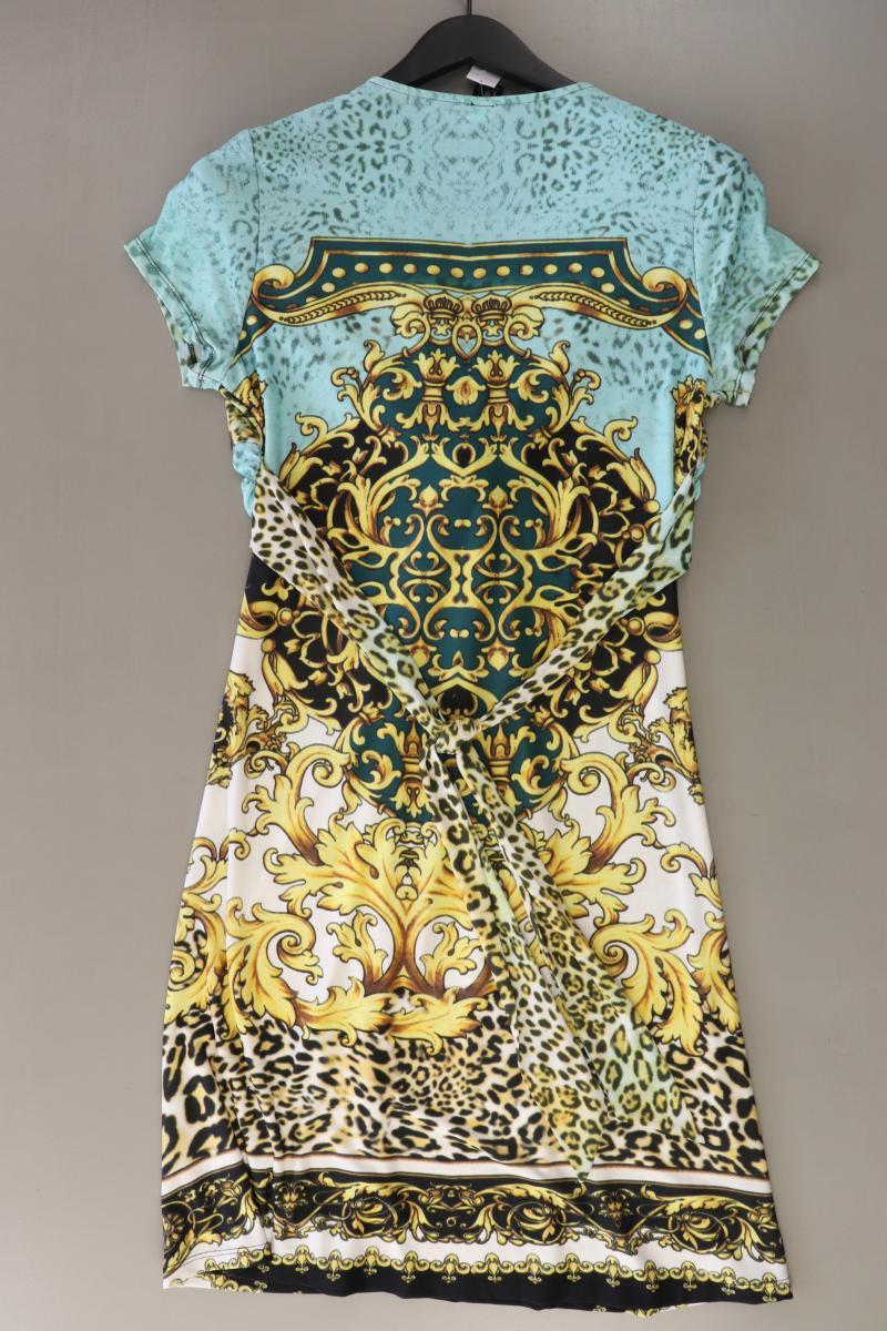 Best Connections Stretchkleid Gr. 40 mit Tierdruck Kurzarm mehrfarbig