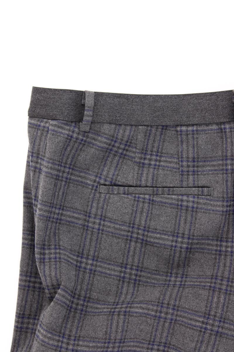 Uniqlo Stoffhose Gr. XL kariert grau aus Polyester