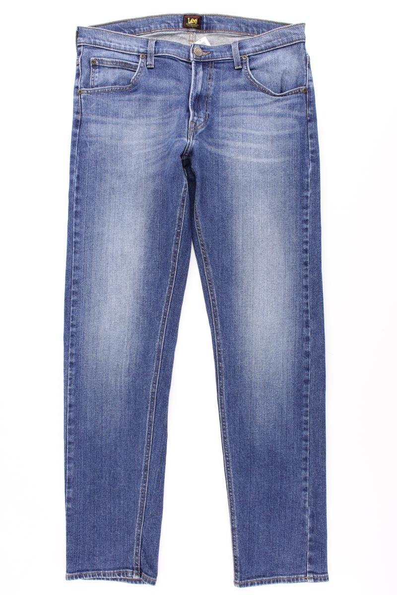 Lee Straight Jeans für Herren Gr. W34/L34 blau aus Baumwolle