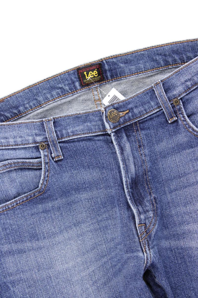 Lee Straight Jeans für Herren Gr. W34/L34 blau aus Baumwolle