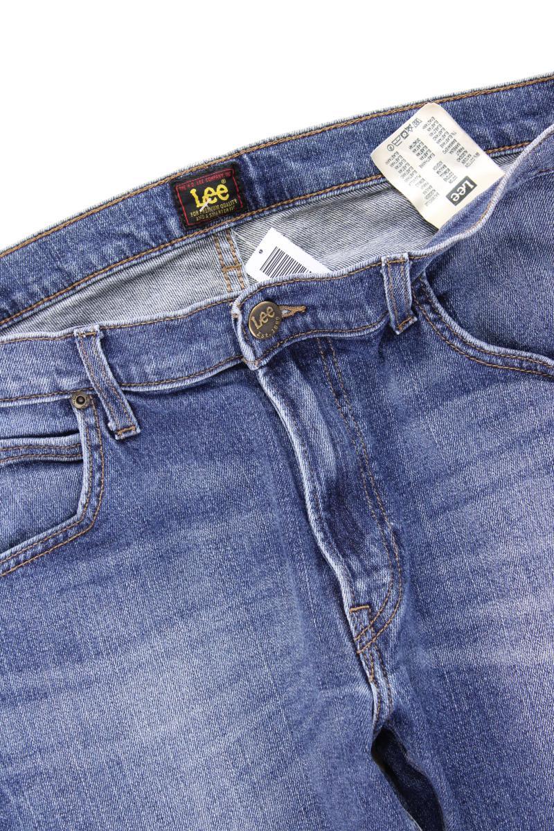 Lee Straight Jeans für Herren Gr. W34/L34 blau aus Baumwolle