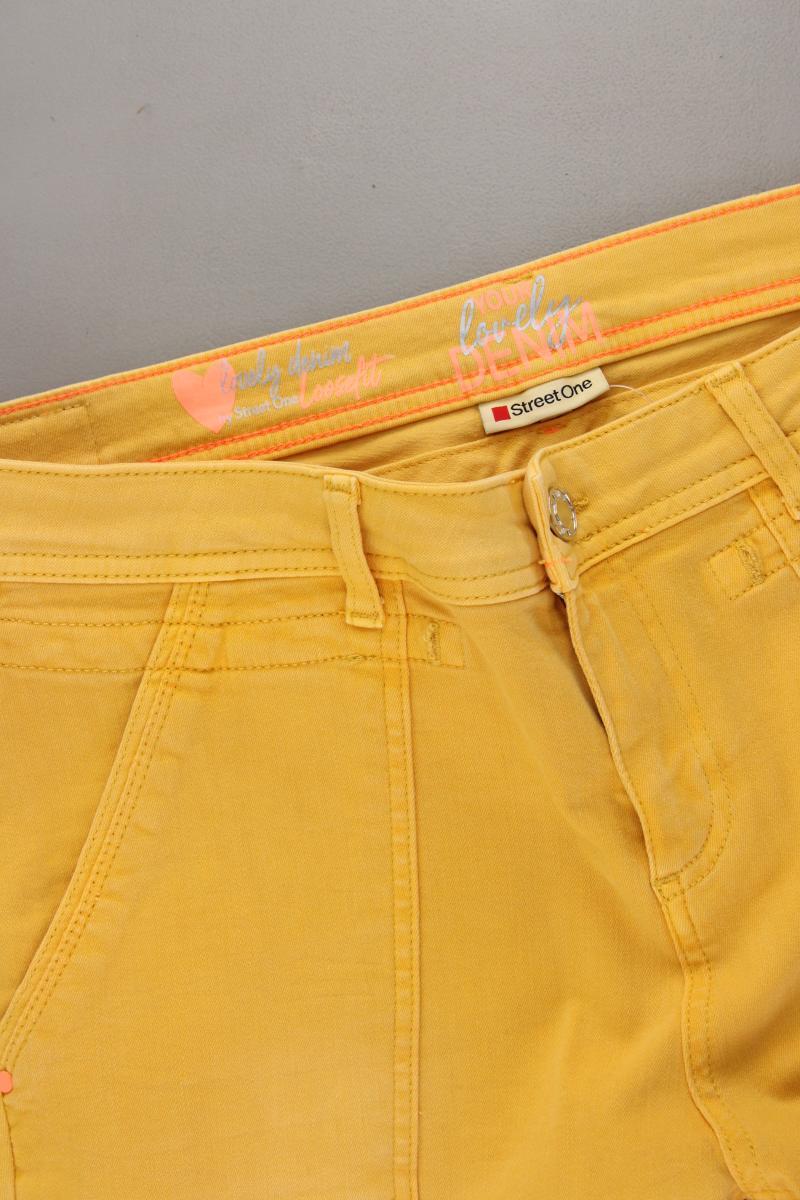 Street One Regular Jeans Gr. W31/L28 gelb aus Baumwolle