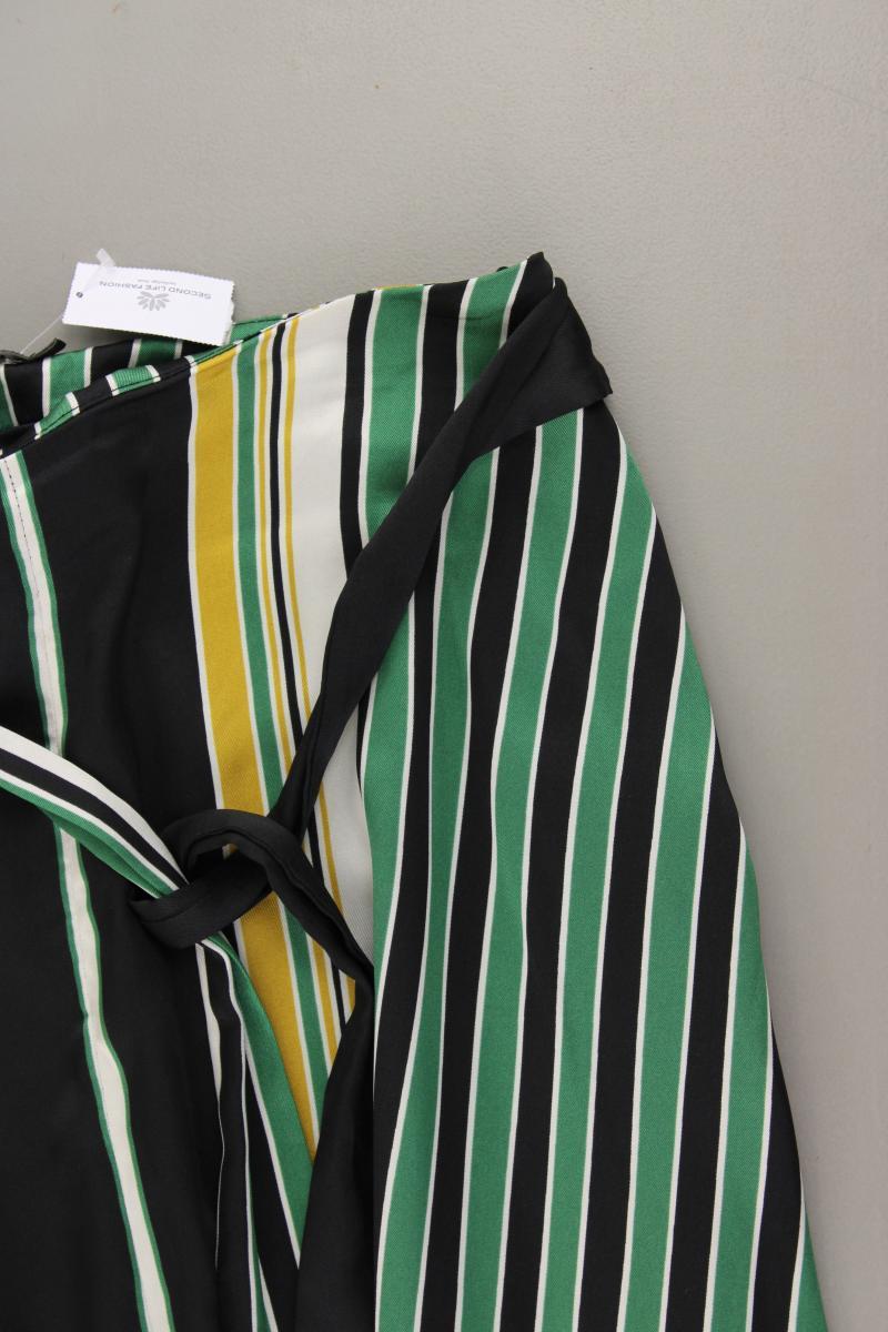 Stradivarius Maxirock Gr. 40 gestreift grün