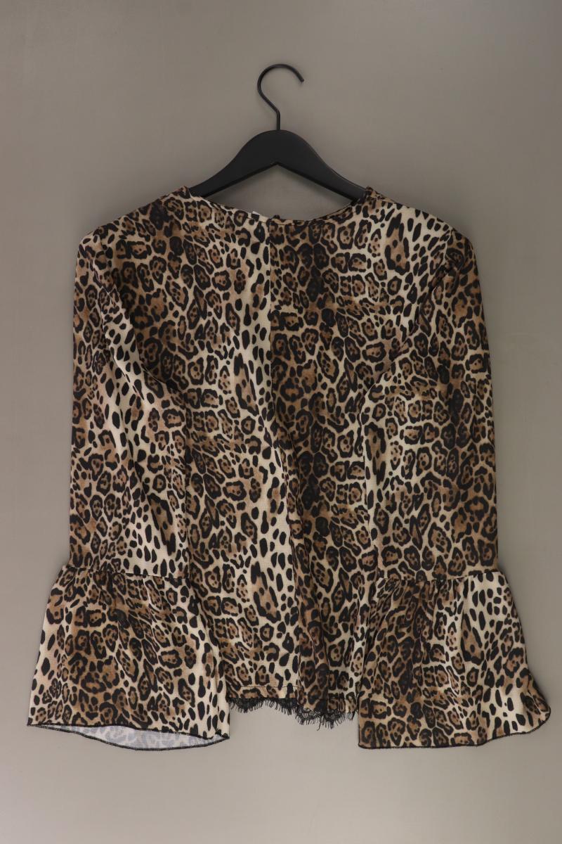 Rinascimento Langarmbluse Gr. XL mit Tierdruck braun