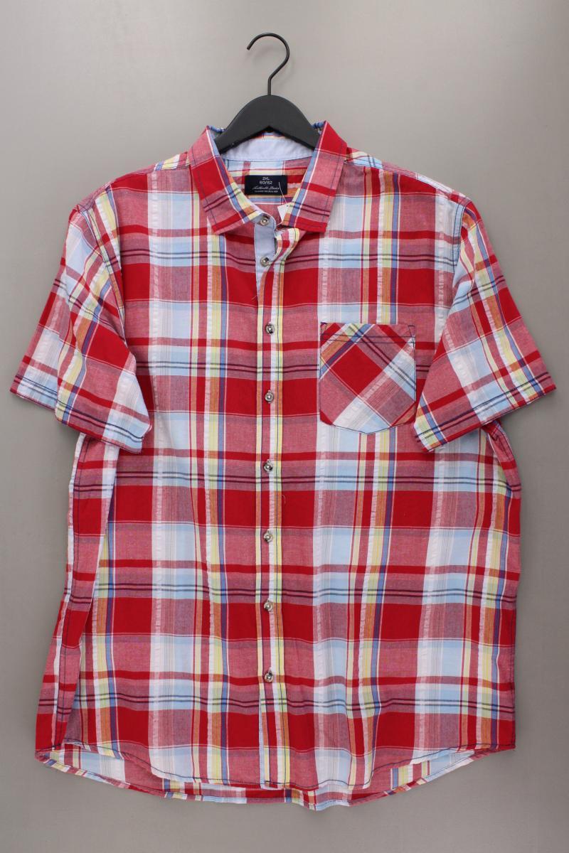 Reward Kurzarmhemd für Herren Gr. XXL kariert rot aus Baumwolle