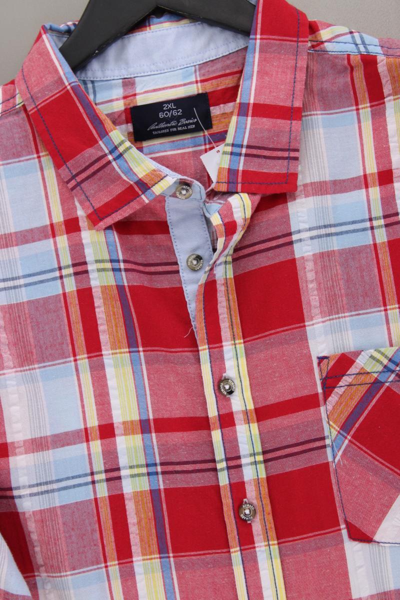Reward Kurzarmhemd für Herren Gr. XXL kariert rot aus Baumwolle