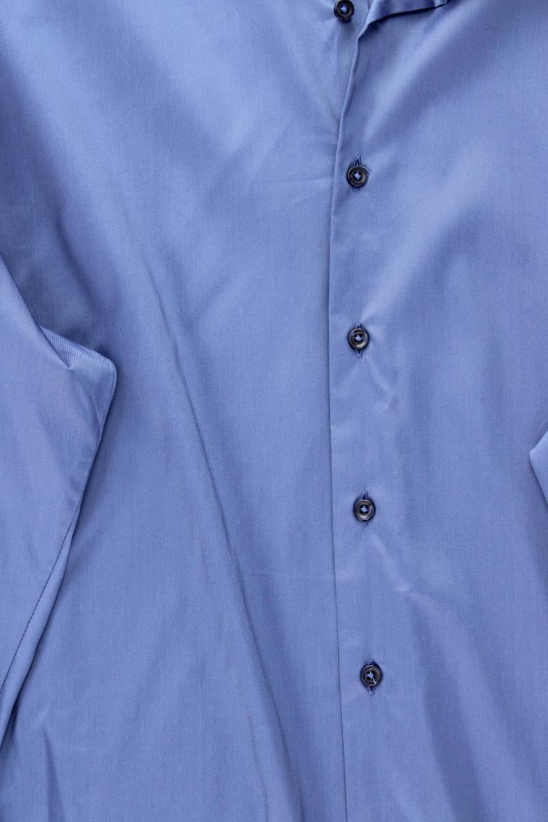 Eterna Langarmhemd für Herren Gr. Hemdgröße 44 neuwertig blau aus Lyocell