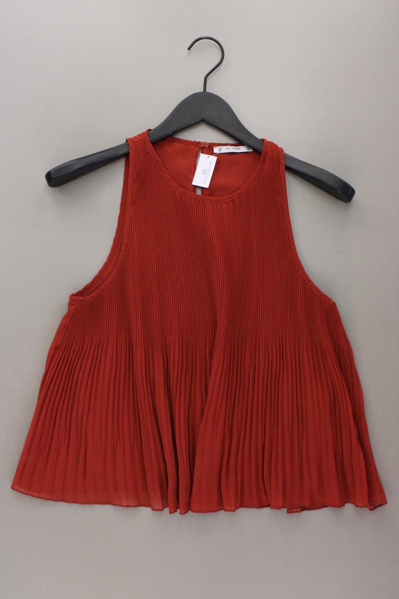 Pull&Bear Ärmellose Bluse Gr. M orange