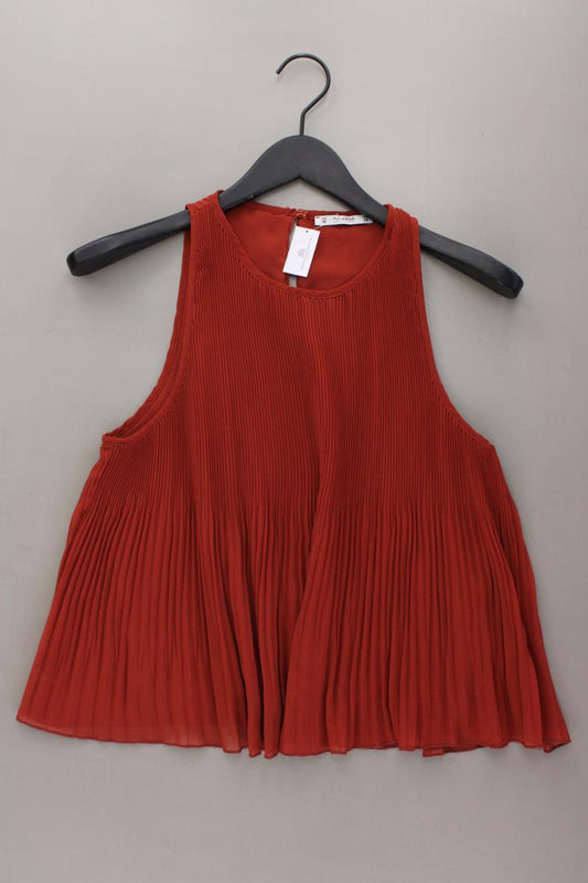 Pull&Bear Ärmellose Bluse Gr. M orange