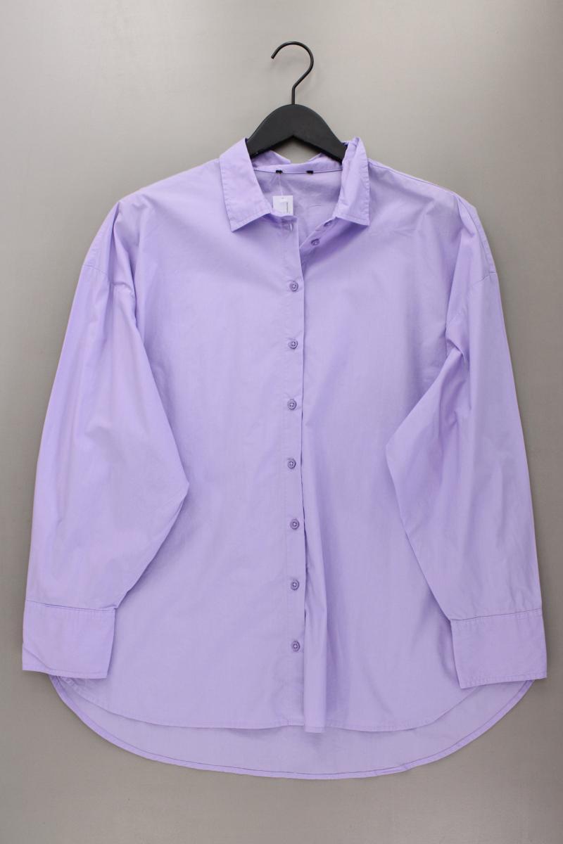 Langarmbluse Gr. 46 lila