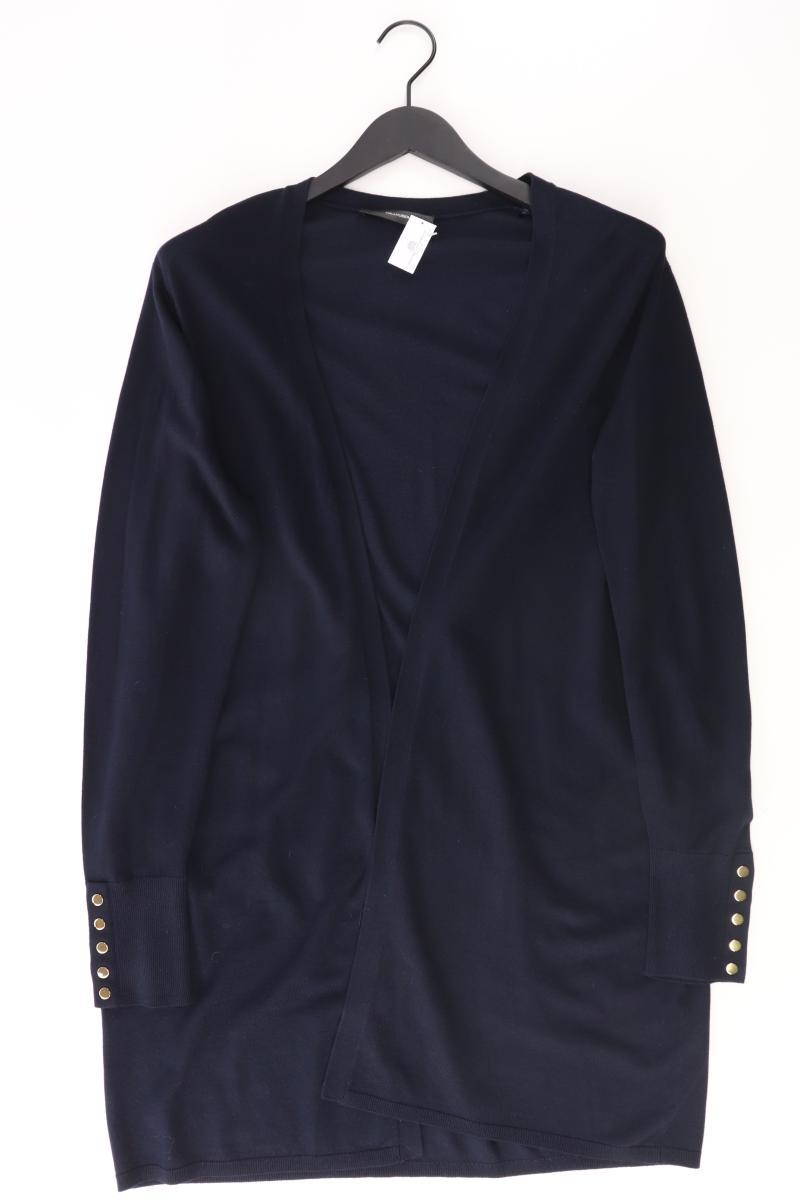 Hallhuber Strickjacke Gr. XXL Langarm blau aus Viskose