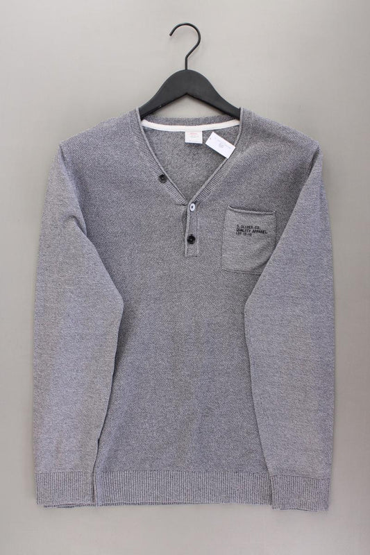 s.Oliver Feinstrickpullover für Herren Gr. L grau