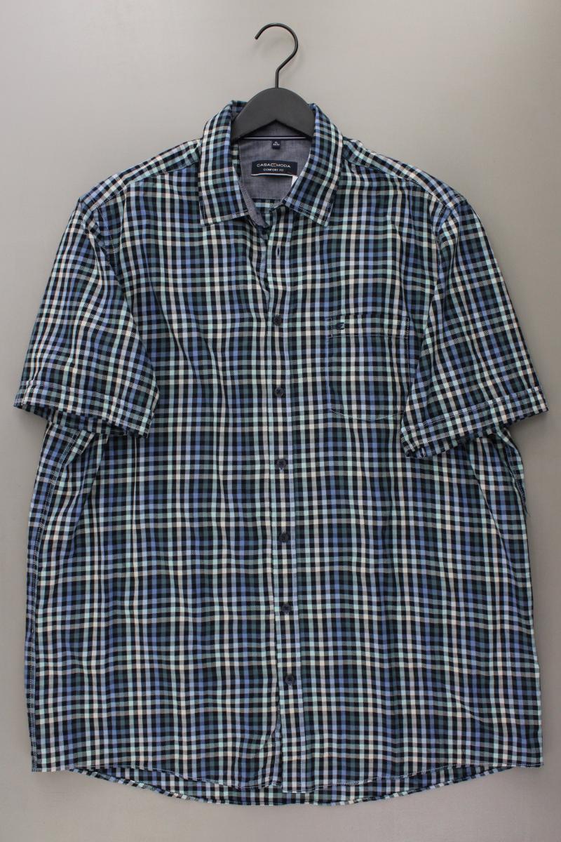 Casa Moda Karohemd für Herren Gr. Hemdgröße 43/44 kariert Kurzarm blau