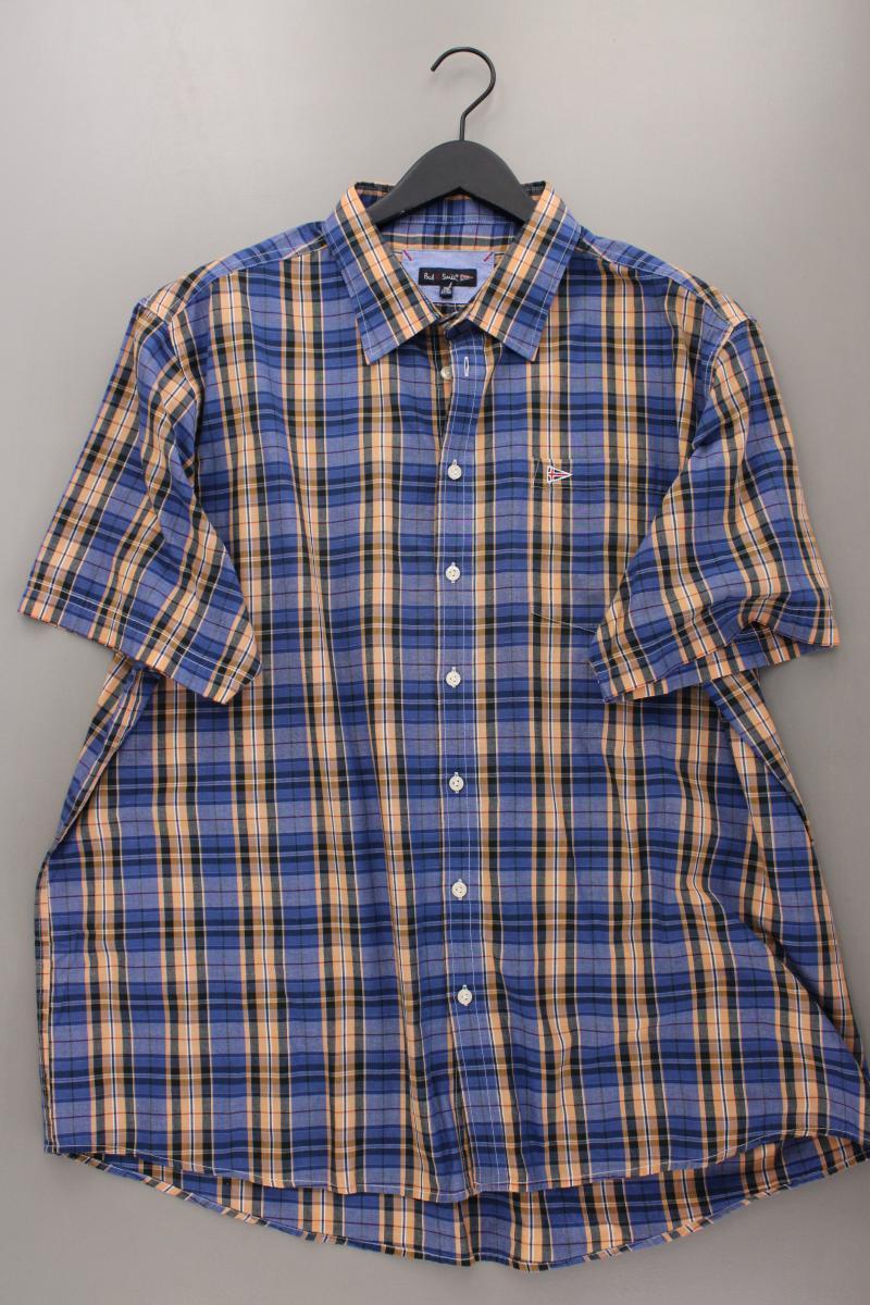 Paul R. Smith Karohemd für Herren Gr. Hemdgröße 47/48 kariert Kurzarm blau