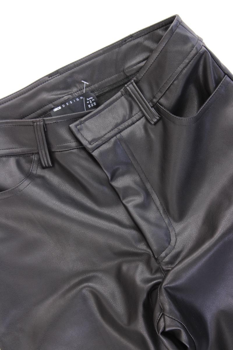 Asos Kunstlederhose Gr. 34 neuwertig schwarz