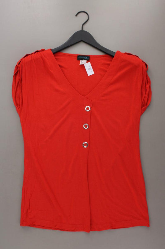 Création L. Shirt Gr. 44 Kurzarm orange aus Viskose