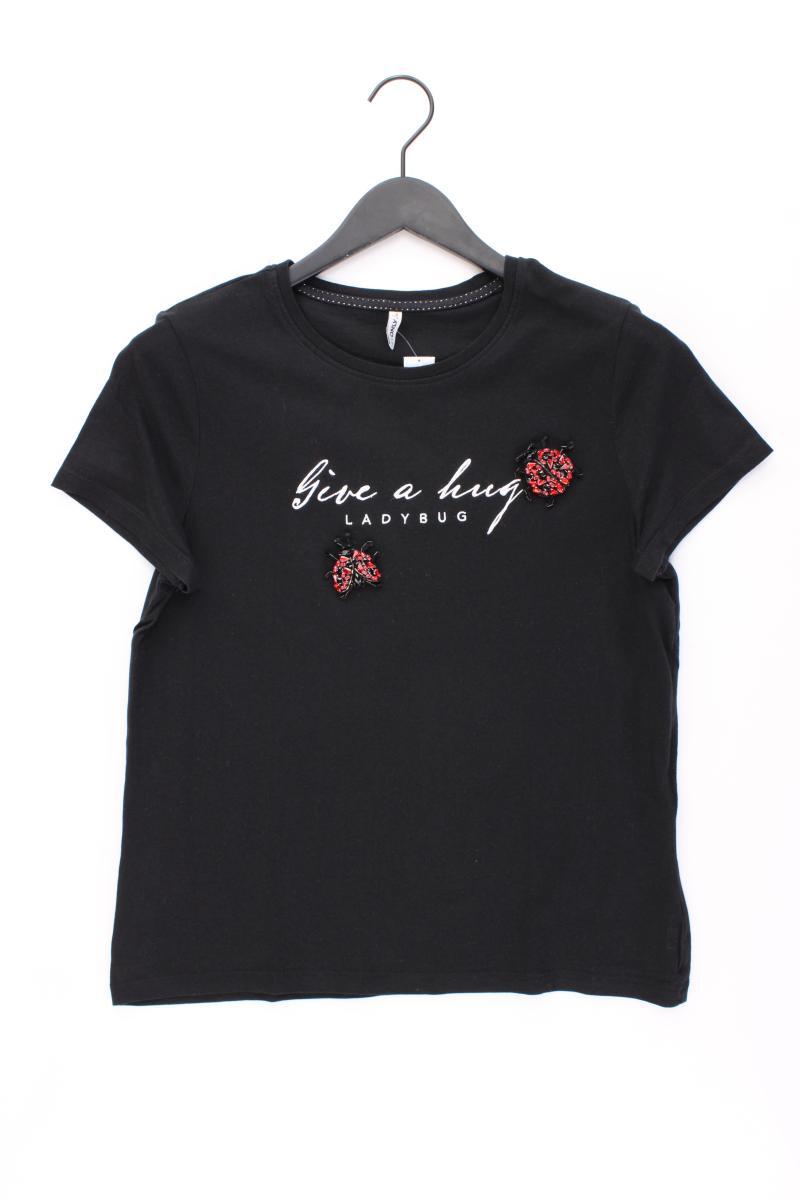 Only Shirt Gr. L Kurzarm schwarz aus Baumwolle