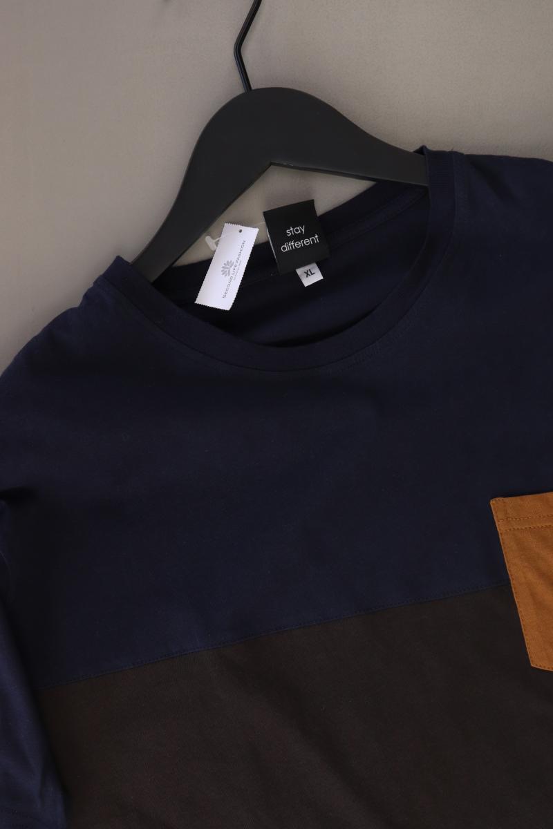 Iriedaily T-Shirt für Herren Gr. XL Kurzarm braun aus Baumwolle