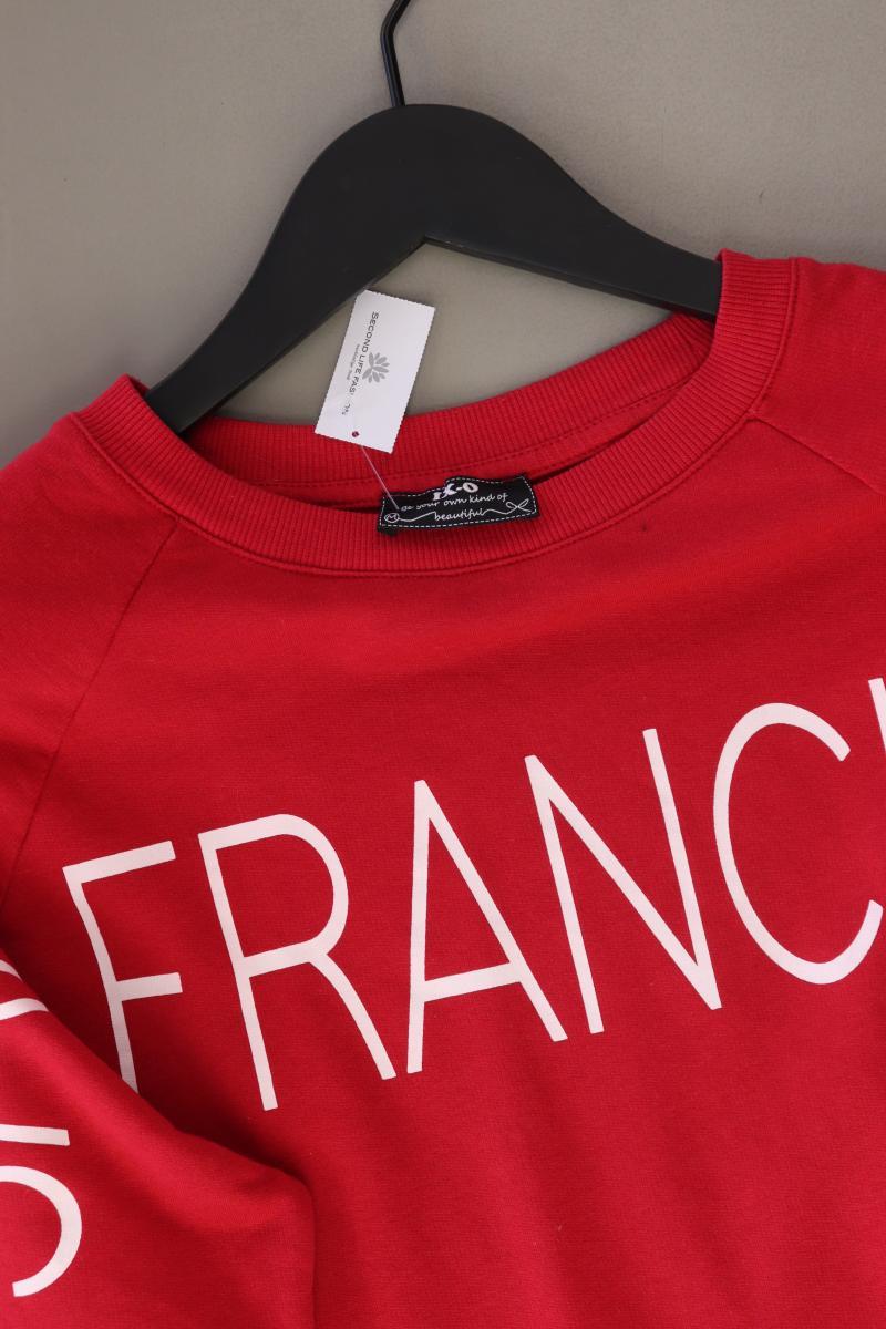 I:XO Pullover Gr. M rot aus Baumwolle