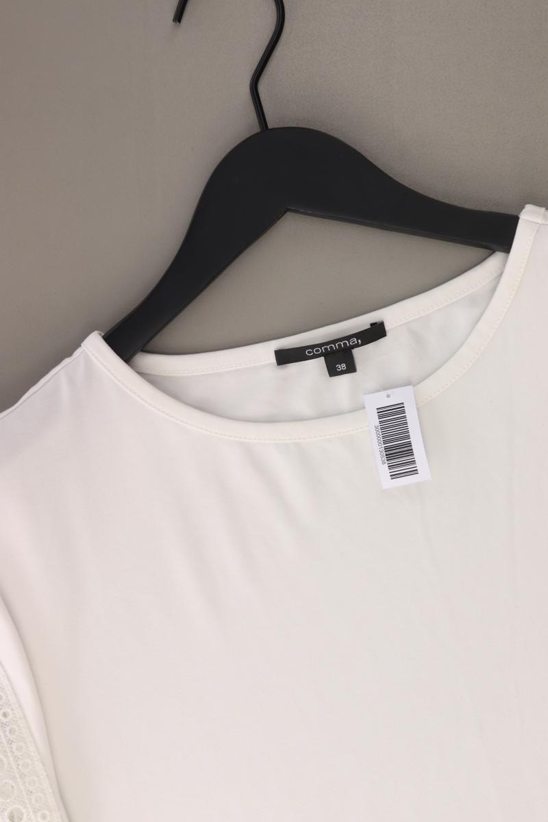 comma, T-Shirt Gr. 38 Kurzarm weiß