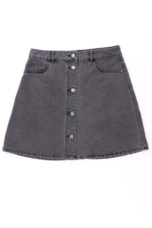 Noisy May Jeansrock Gr. L grau aus Baumwolle