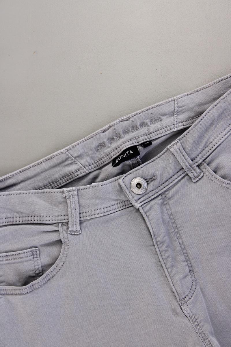 Bonita Five-Pocket-Hose Gr. 40 grau aus Baumwolle