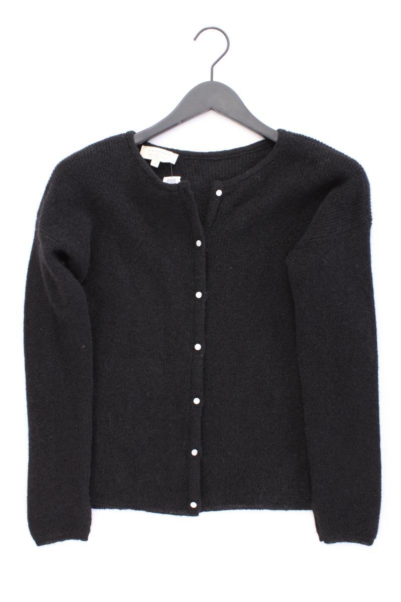 La Maille Sézanne Strickjacke Gr. S Langarm schwarz aus Mohair