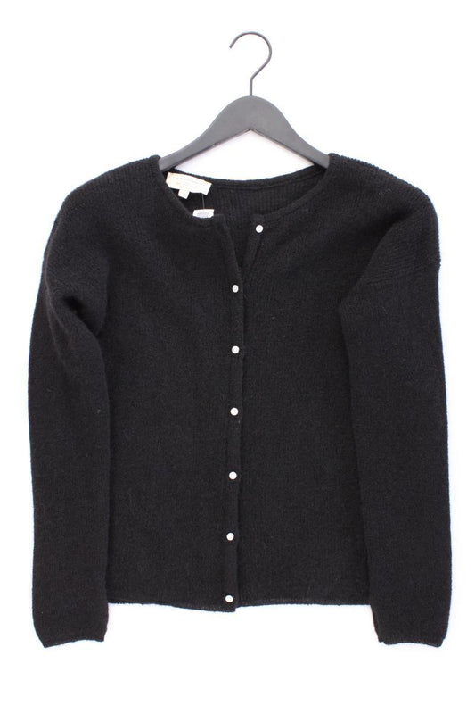 La Maille Sézanne Strickjacke Gr. S Langarm schwarz aus Mohair