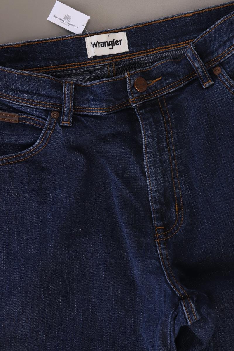 Wrangler Straight Jeans für Herren Gr. W36/L32 blau aus Baumwolle