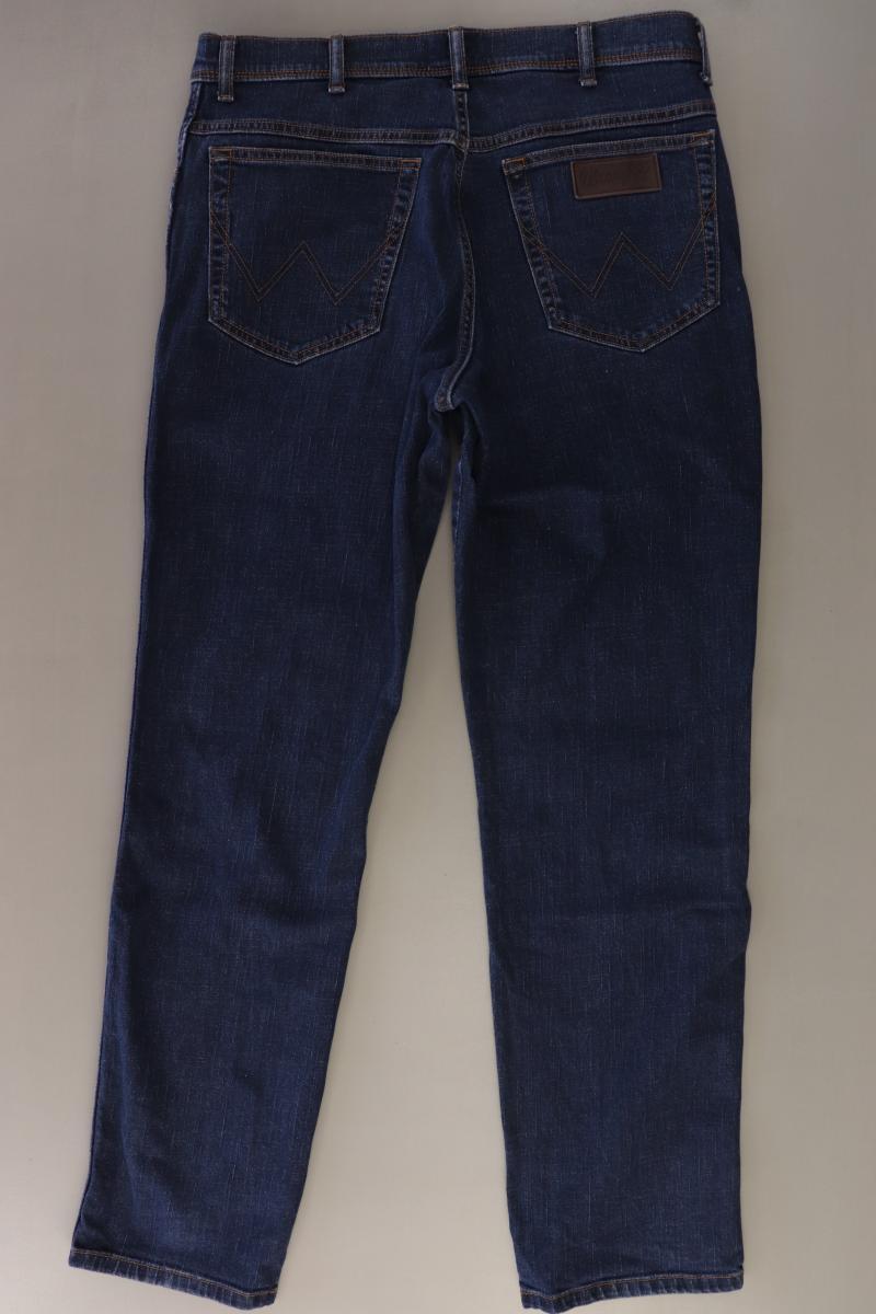 Wrangler Straight Jeans für Herren Gr. W36/L32 blau aus Baumwolle