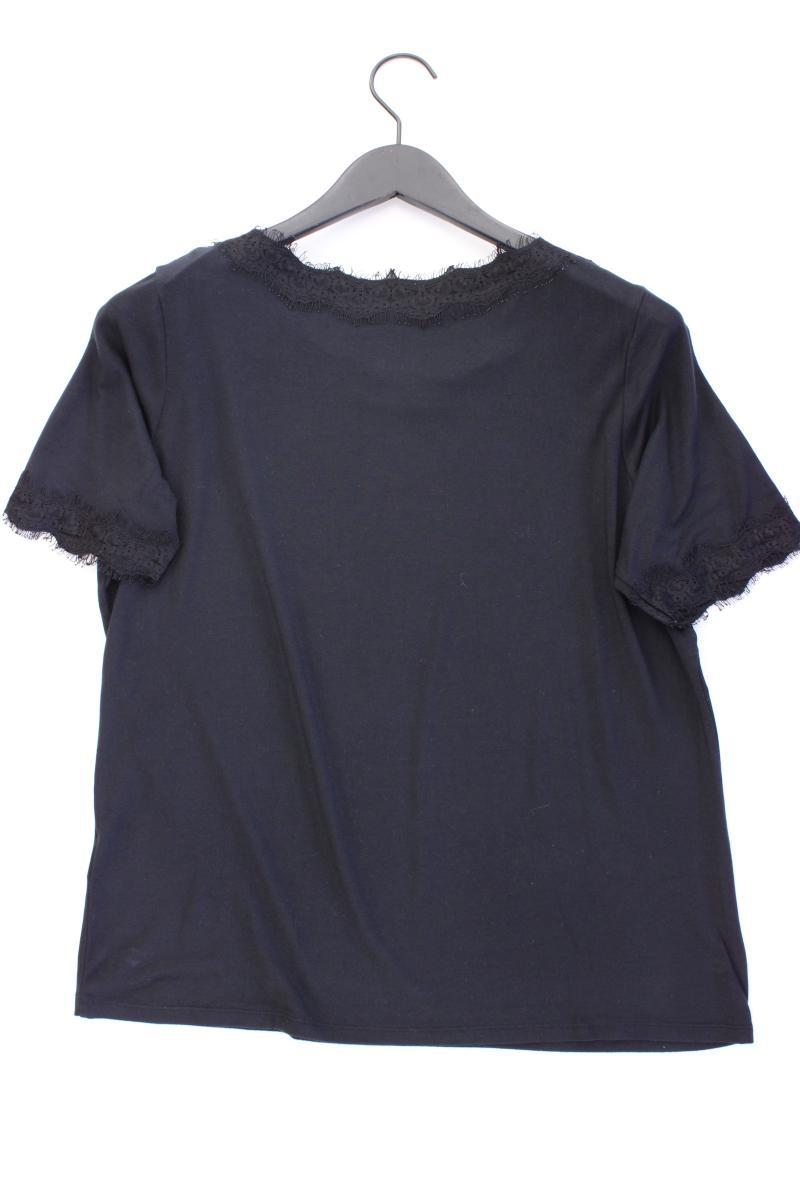 C'est Paris T-Shirt Gr. 42 Kurzarm schwarz aus Modal