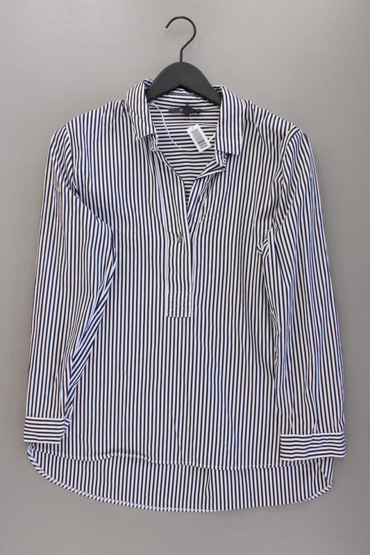 Esprit Langarmbluse Gr. 40 gestreift blau aus Baumwolle