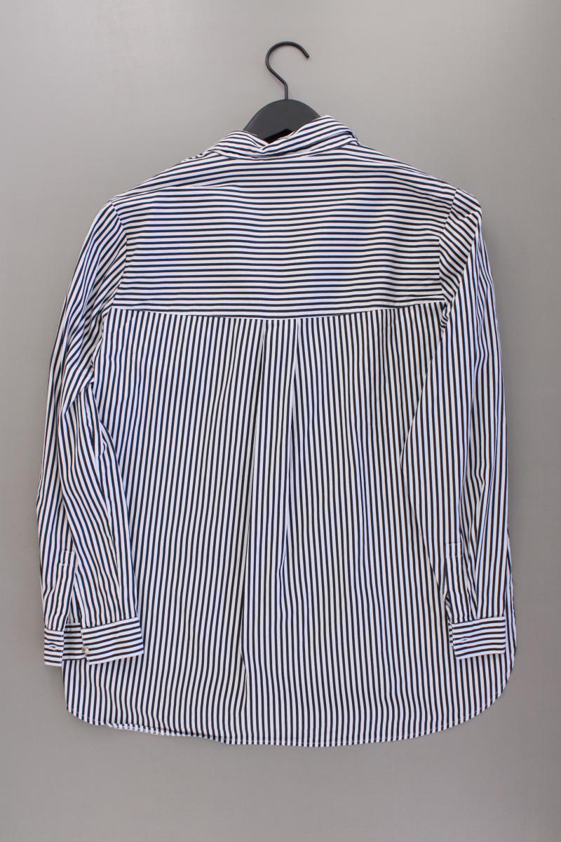 Esprit Langarmbluse Gr. 40 gestreift blau aus Baumwolle