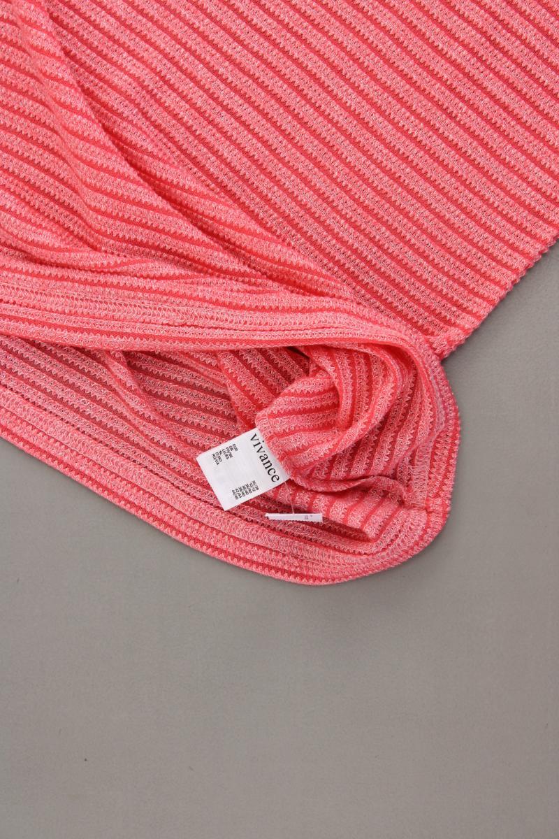Vivance Strickshirt Gr. 36/38 Kurzarm rosa aus Polyester