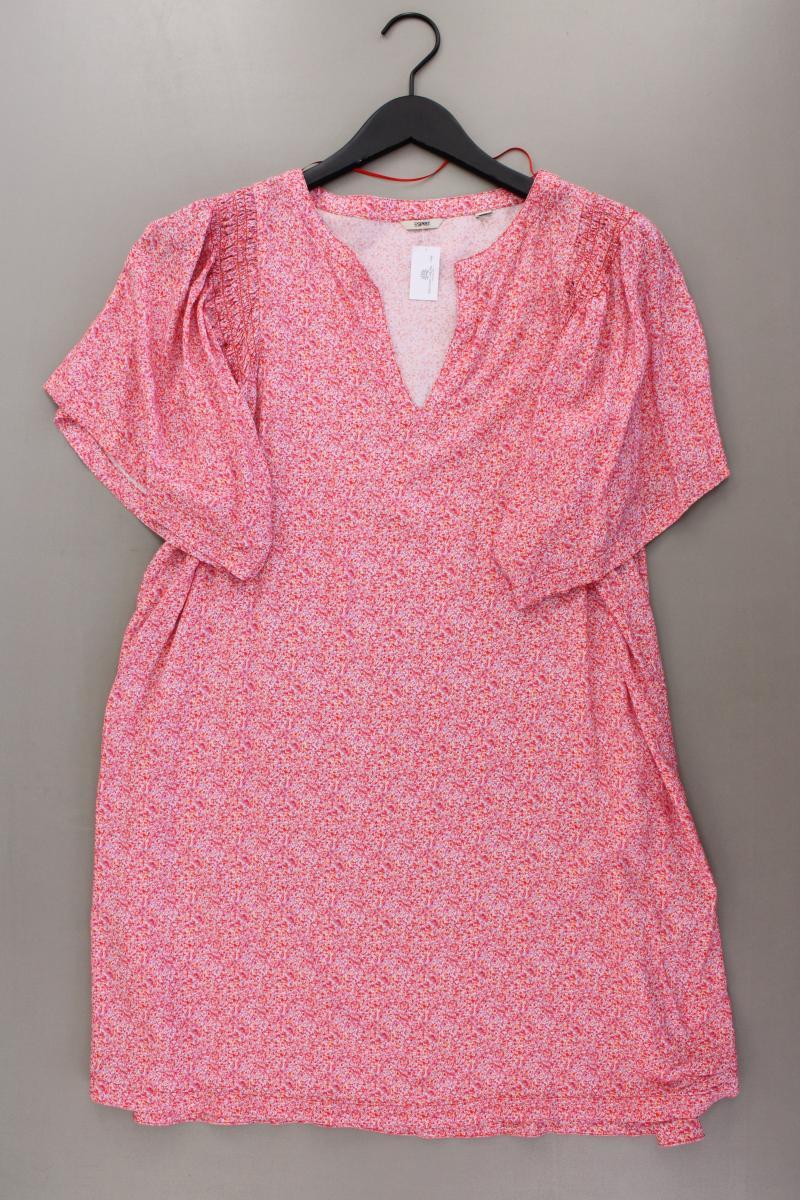 Esprit Longbluse Gr. XL Kurzarm rosa aus Viskose