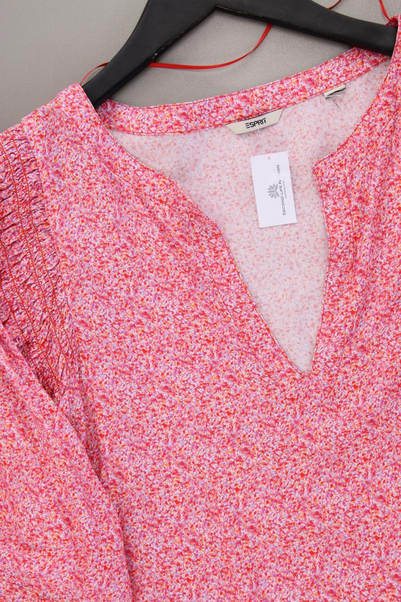 Esprit Longbluse Gr. XL Kurzarm rosa aus Viskose