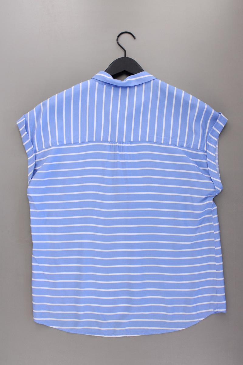 Tom Tailor Kurzarmbluse Gr. 40 gestreift neuwertig blau