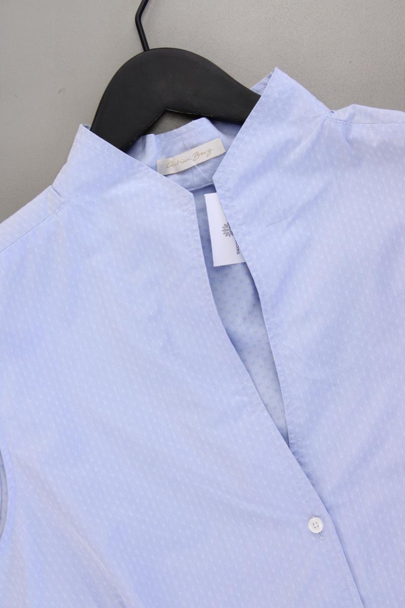 Christian Berg Ärmellose Bluse Gr. 44 blau