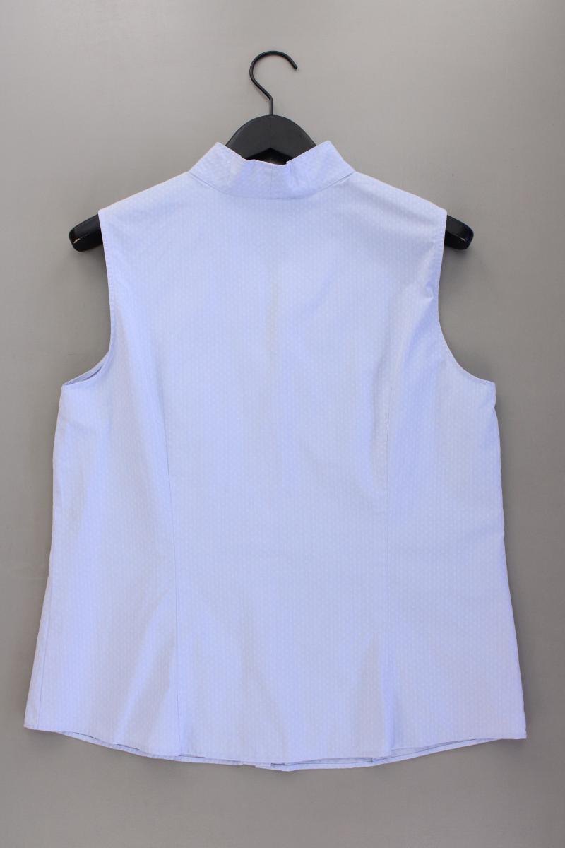 Christian Berg Ärmellose Bluse Gr. 44 blau