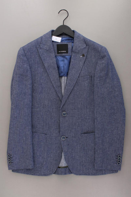 ROY ROBSEN Longsakko für Herren Gr. 46 neuwertig blau aus Baumwolle